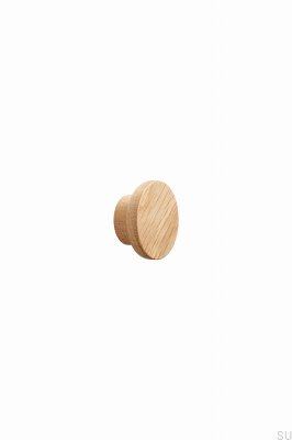 Pomo para mueble Circle 50 de madera, roble