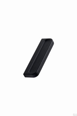 Tirador para mueble rectangular Plank 96 Madera Roble Negro