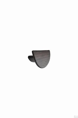 Tirador para muebles alargado de madera de roble negro Horizon Small 32