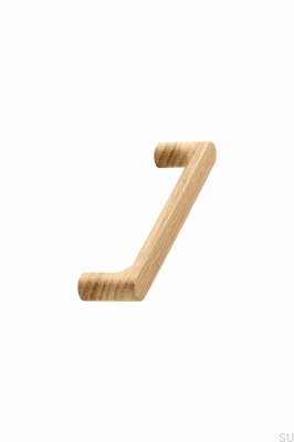 Tirador para mueble vertical Pinta 128, Madera, Roble
