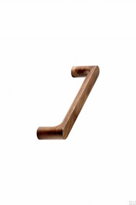 Tirador para mueble longitudinal Pinta 128 Madera Nogal
