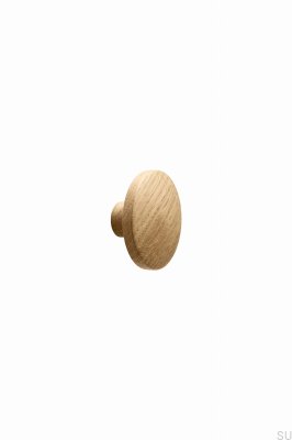 Pomo para mueble Discos 30 de madera, roble