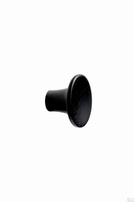 Pomo para mueble Tuba 28 Madera Fresno Negro