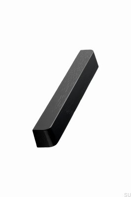 Tirador para mueble rectangular Grado 160 Madera Fresno Negro