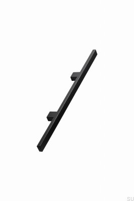 Tirador para mueble rectangular Japan 224 Madera Fresno Negro