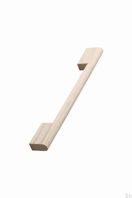 Tirador para mueble alargado Fortis 448+512, madera, roble, sin barnizar