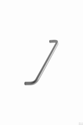 Tirador alargado para mueble D Handle 160 Acero Plata Satinado