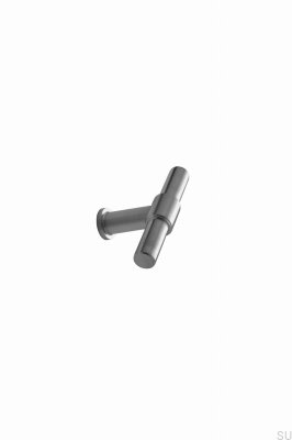 Pomo para muebles T-Bar Nudo 75 Acero Plata Pulido
