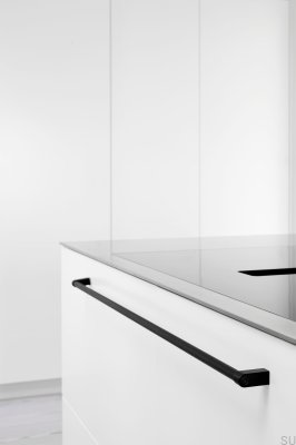 Tirador para muebles Regular 2 192 de acero negro mate