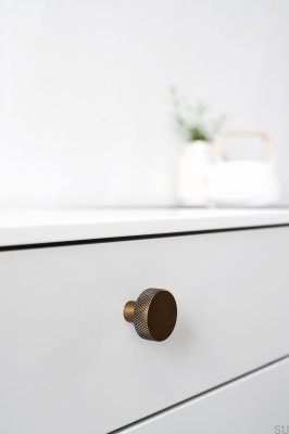Pomo para mueble Simon 35 Metal Oro Envejecido
