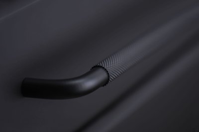 Tirador para mueble alargado con arandela Helix 320 Aluminio Negro 