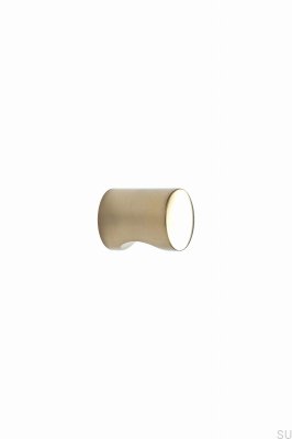 Pomo para muebles Tumbler 21 Latón Dorado Pulido Sin Barnizar