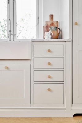 Pomo para muebles Dot 30 Latón Dorado Pulido Sin Barnizar