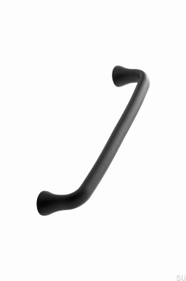Tirador alargado para muebles Provence 160 Hierro Fundido Negro Mate