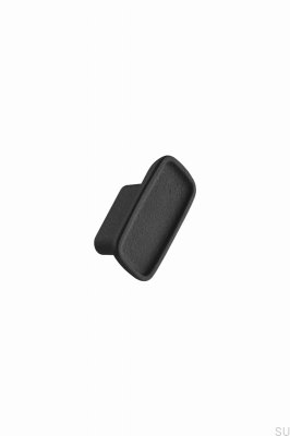 Pomo para muebles Ink 32 de hierro fundido negro mate