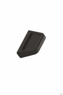 Pomo para mueble Pagoda 32, hierro fundido, negro mate
