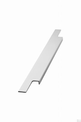 Tirador para mueble empotrado Trim 446, aluminio, color plata