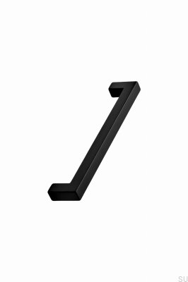 Tirador para mueble rectangular Square 12 192 Aluminio Negro