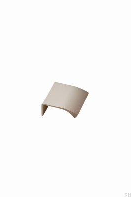 Tirador para muebles Edge Straight 40 de aluminio color beige