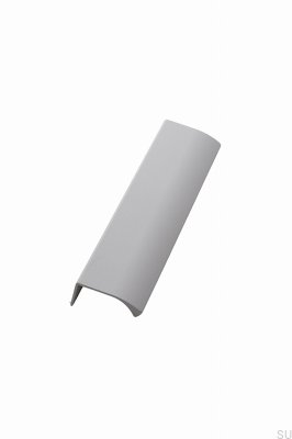 Tirador para muebles de aluminio gris Edge Straight 40