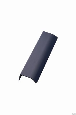 Tirador para muebles Edge Straight 200 de aluminio azul