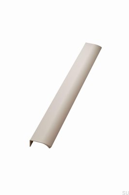 Tirador para muebles Edge Straight 350 de aluminio color beige