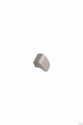 Tirador para mueble rectangular Fall 16 Aluminio Plata