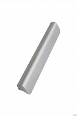 Tirador para mueble alargado Fall 224, aluminio, plata