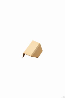 Tirador para mueble Blaze 2 20 cantos, aluminio cepillado dorado