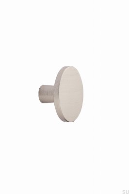 Pomo para mueble Plato 42 Aluminio Plata