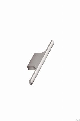 Tirador para mueble longitudinal Tau 32, aluminio, plata