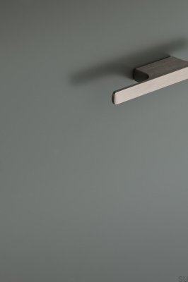 Tirador para mueble longitudinal Tau 32, aluminio, plata