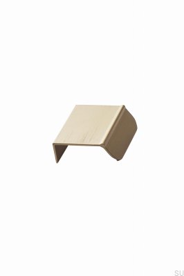Tirador para mueble Accent 32 edge, aluminio cepillado dorado