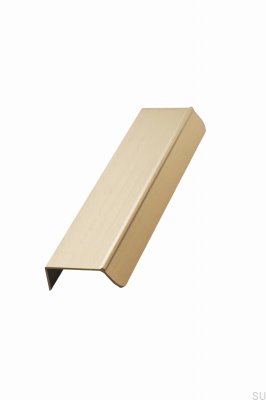 Tirador para mueble Accent 160 edge, aluminio cepillado dorado