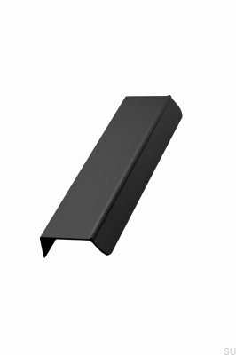 Tirador para mueble Edge Accent 160 Aluminio Negro Mate Cepillado