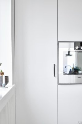 Tirador para mueble rectangular Span 160, Aluminio, Negro mate