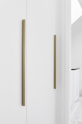 Tirador para mueble rectangular Elan 160+544+1088 Aluminio Oro Cepillado