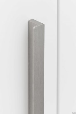 Tirador para mueble rectangular Elan 160+544+1088 Aluminio Plata