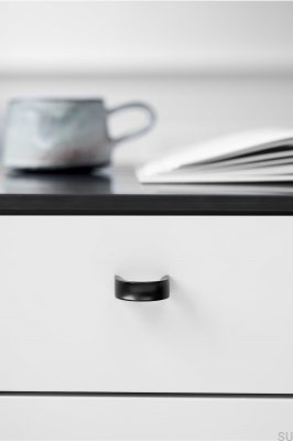 Pomo para mueble Inside 32 Aluminio Negro Mate