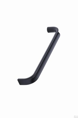 Tirador para mueble alargado Inside 160 Aluminio Negro Mate