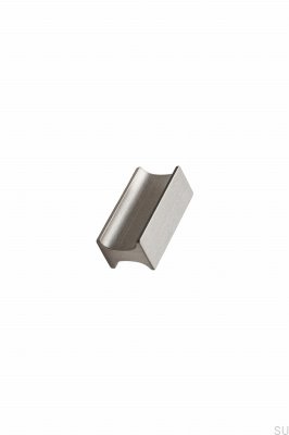 Pomo para mueble Track 32 Aluminio Plata