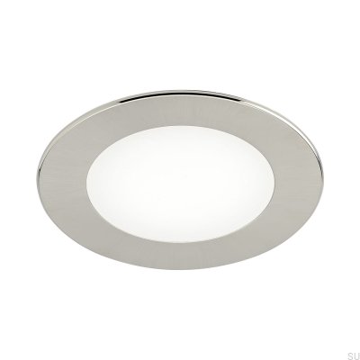 Foco LED Atom 3000K 24V/3W Plata