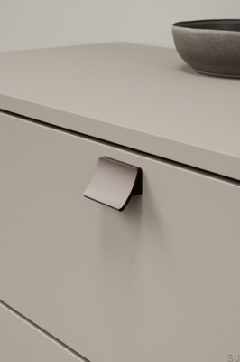 Tirador para mueble rectangular Ciel 32 Aluminio Marrón Mate