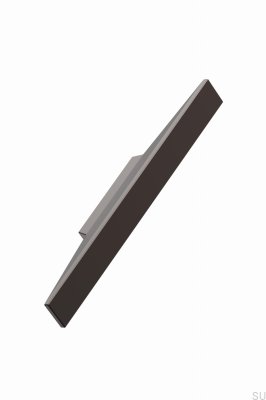 Tirador para mueble rectangular Facet 32 Aluminio Marrón Mate