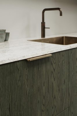 Tirador para mueble Edge Comet 160 Aluminio Oro Mate