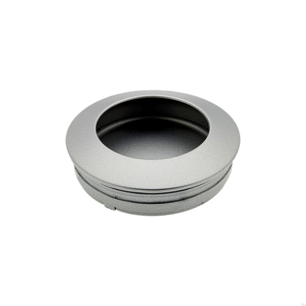 Uchwyt meblowy wpuszczany Hollow 40 Srebrny metalowy