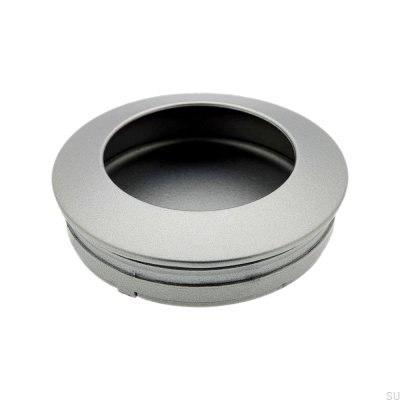 Tap 60 Tirador Empotrable para Mueble Metal Plateado