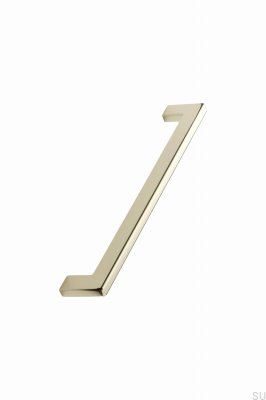 Tirador alargado para mueble Plano 192 Metal Dorado Pulido