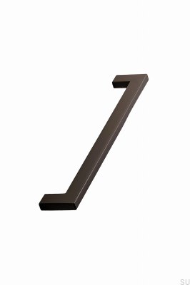 Tirador alargado para muebles Flat 192 Metal Marrón Oscuro