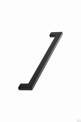 Tirador para mueble alargado Flat 192, metal, negro mate
